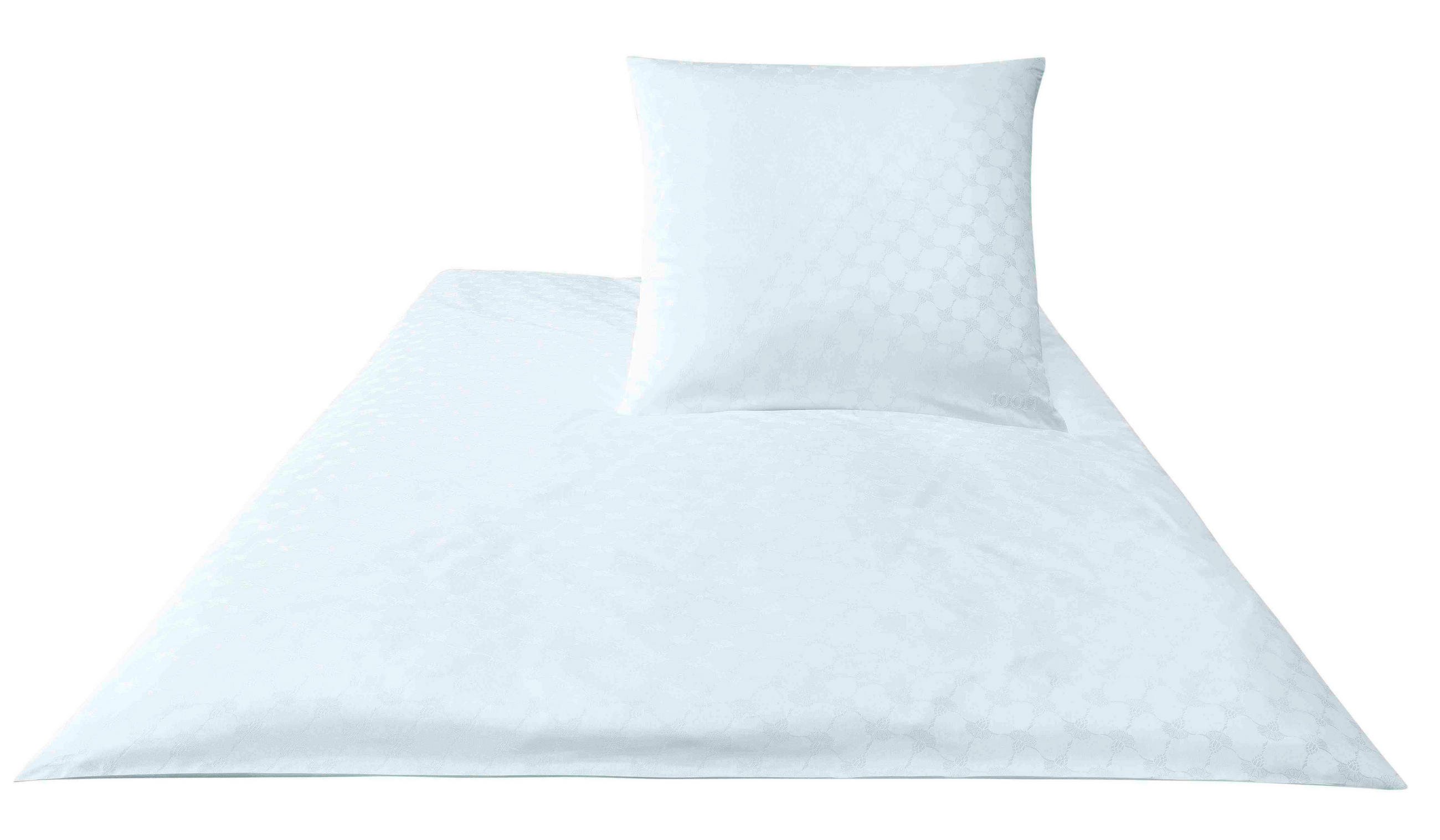 POSTELJNINA CORNFLOWER žakar bela  - bela, Konvencionalno, tekstil/naravni materiali (140/200cm) - Joop!