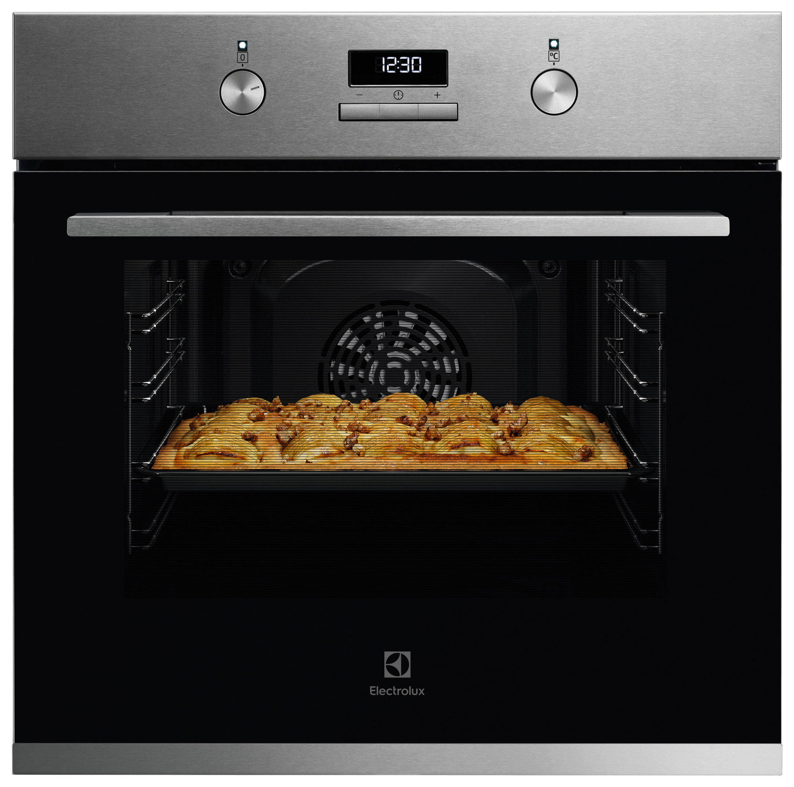 EINBAUBACKOFEN KOFGH40BX  - Edelstahlfarben, Basics, Metall (59,5/59,4/54,8cm) - Electrolux