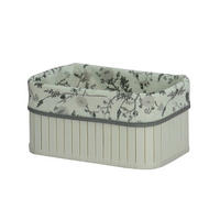 KORPA ZA REGAL   28/18/13 cm     - bela, Osnovno, tekstil/drvo (28/18/13cm) - Ambia Home