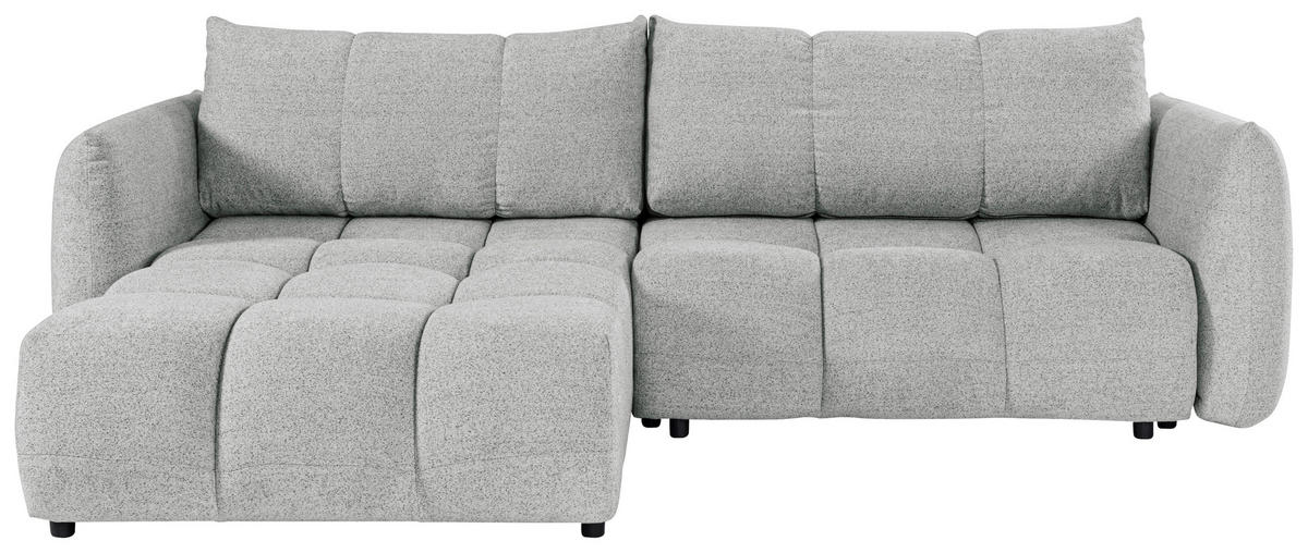 ROHOVÁ ROZKLÁDACÍ POHOVKA, plast, textil, kompozitní dřevo, šedobéžová - černá/šedobéžová, Konvenční, kompozitní dřevo/textil (273/188cm) - Livetastic