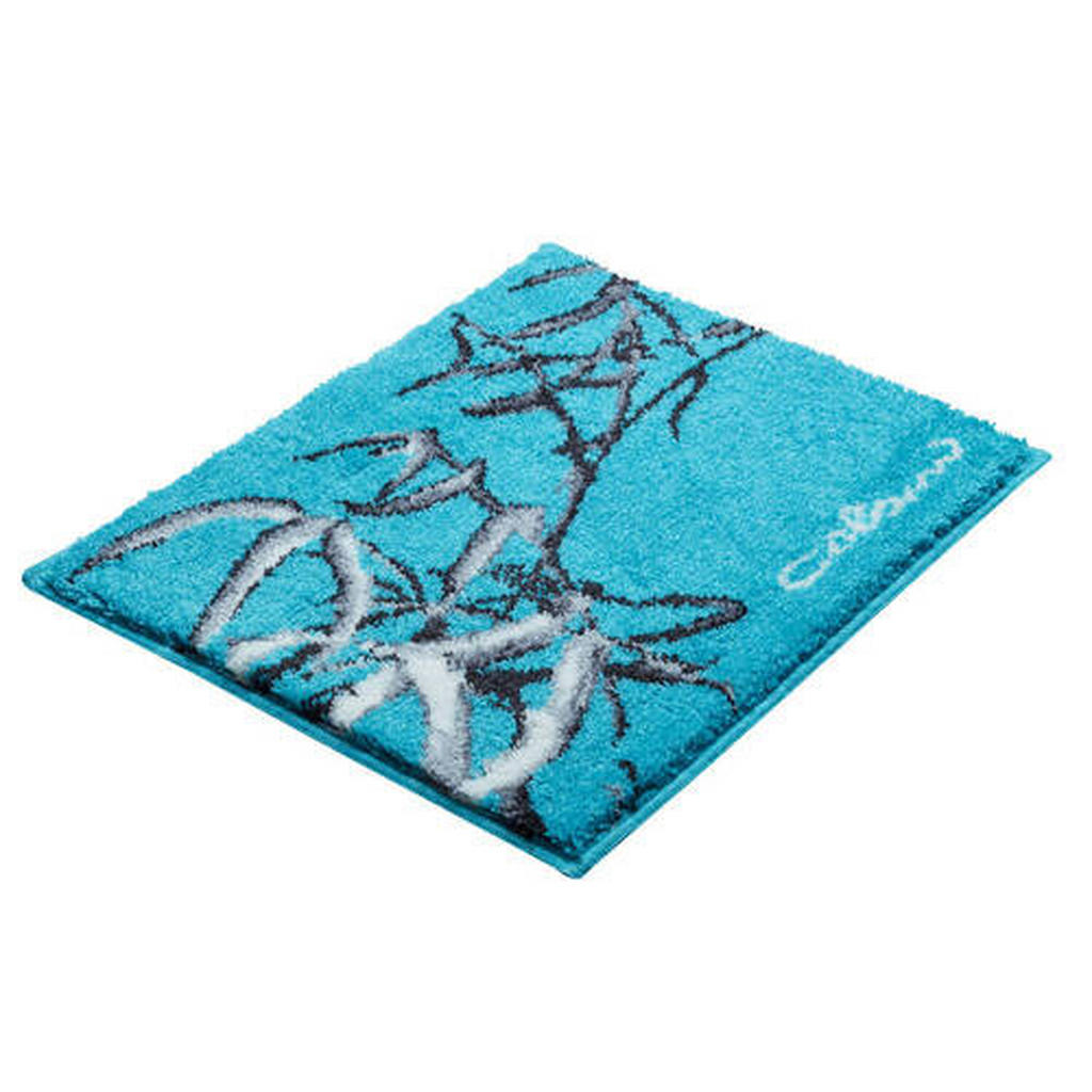 Thumbnail - Grund Bidet-Vorleger Colani 23, Türkis, Textil, Bäume, rechteckig, 50x60 cm, Oeko-Tex® Standard 100, Made in Europe, rut...