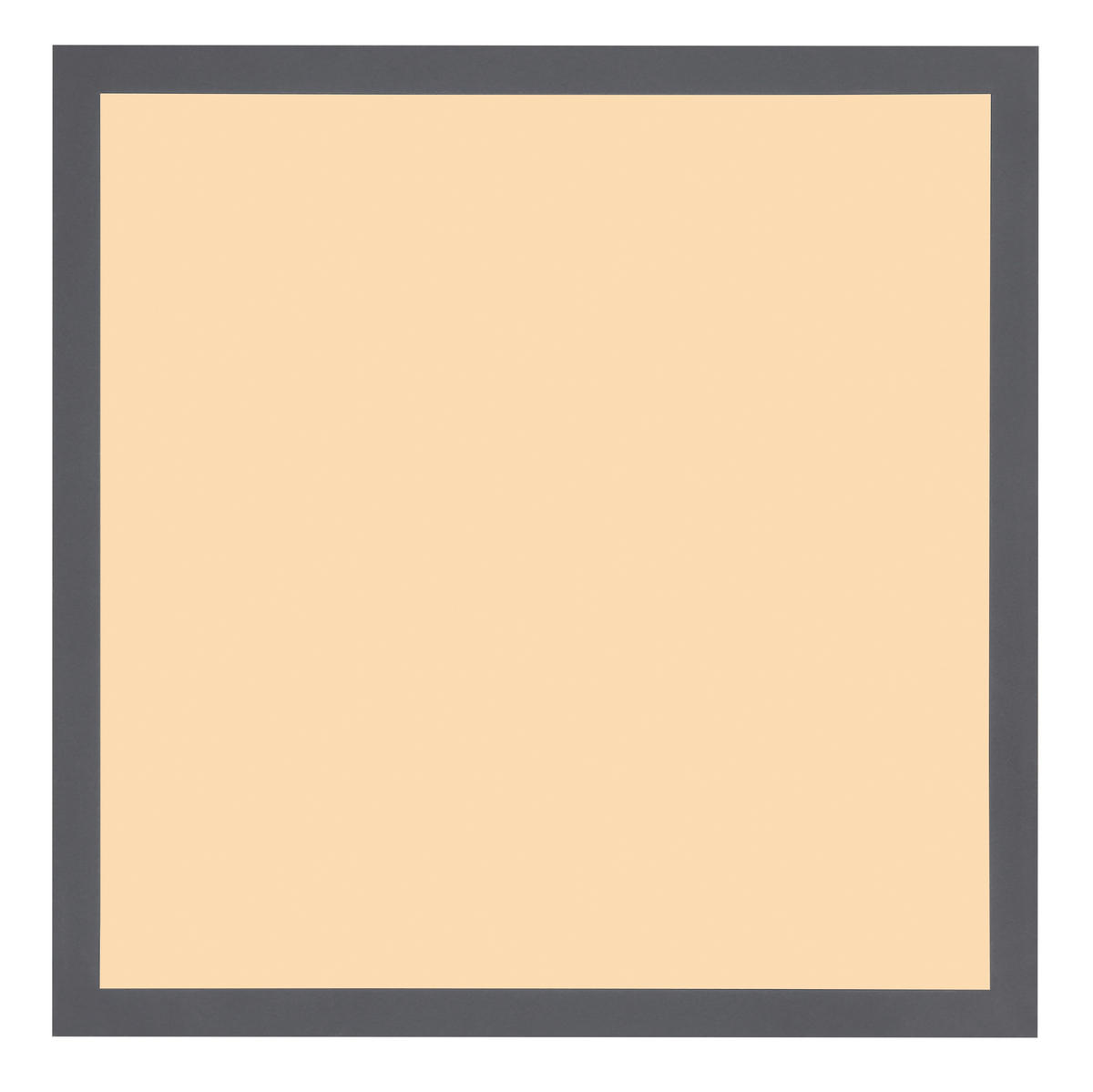 LED PANEL  - opal/grafitfärgad, Basics, metall/plast (30/30cm) - Globo
