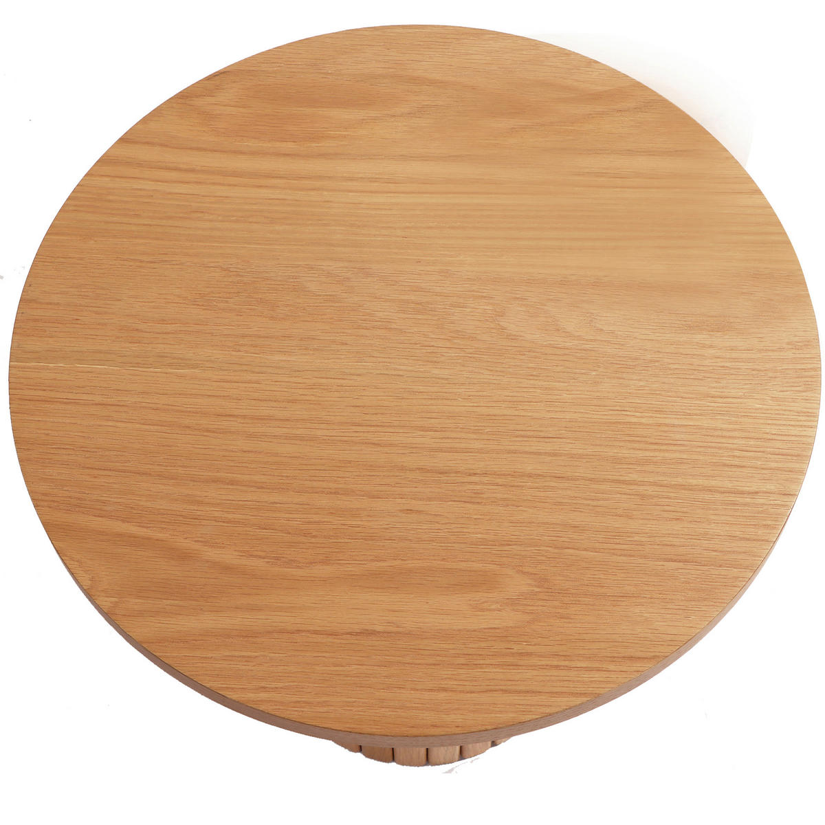 BEISTELLTISCH 40/40/45 cm Eiche furniert Eichefarben rund  - Eichefarben, Design, Holz/Holzwerkstoff (40/40/45cm) - Xora