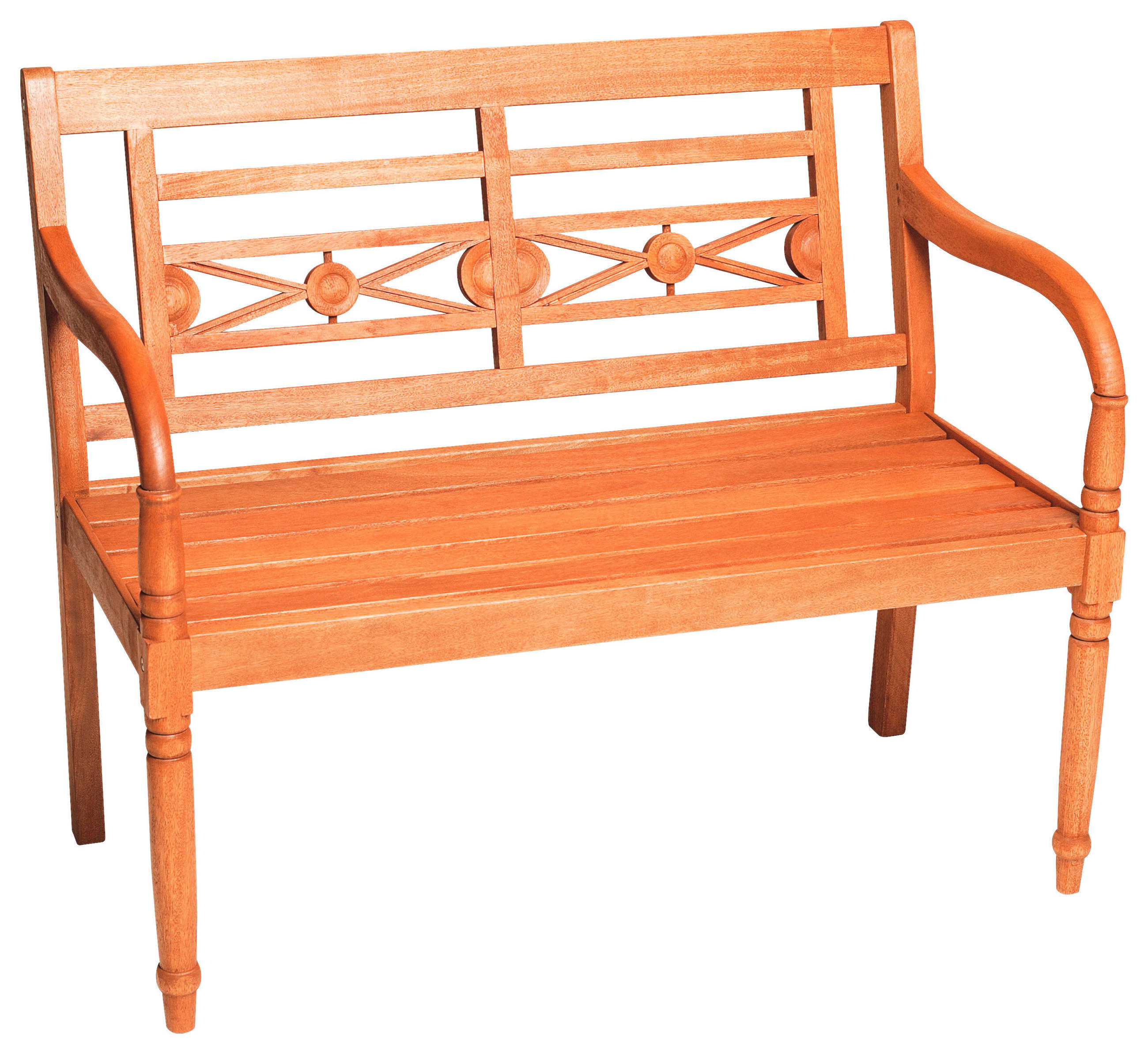 GARTENBANK 107/60/90 cm Eukalyptusholz   - Naturfarben, KONVENTIONELL, Holz (107/60/90cm) - Gardenson