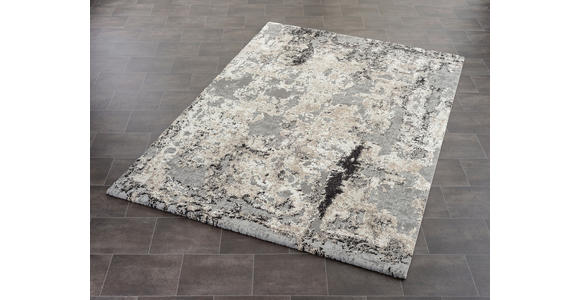 VINTAGE-TEPPICH 200/250 cm Timeline Quantum Hellgrau - Hellgrau, Design, Textil (200/250cm) - Novel