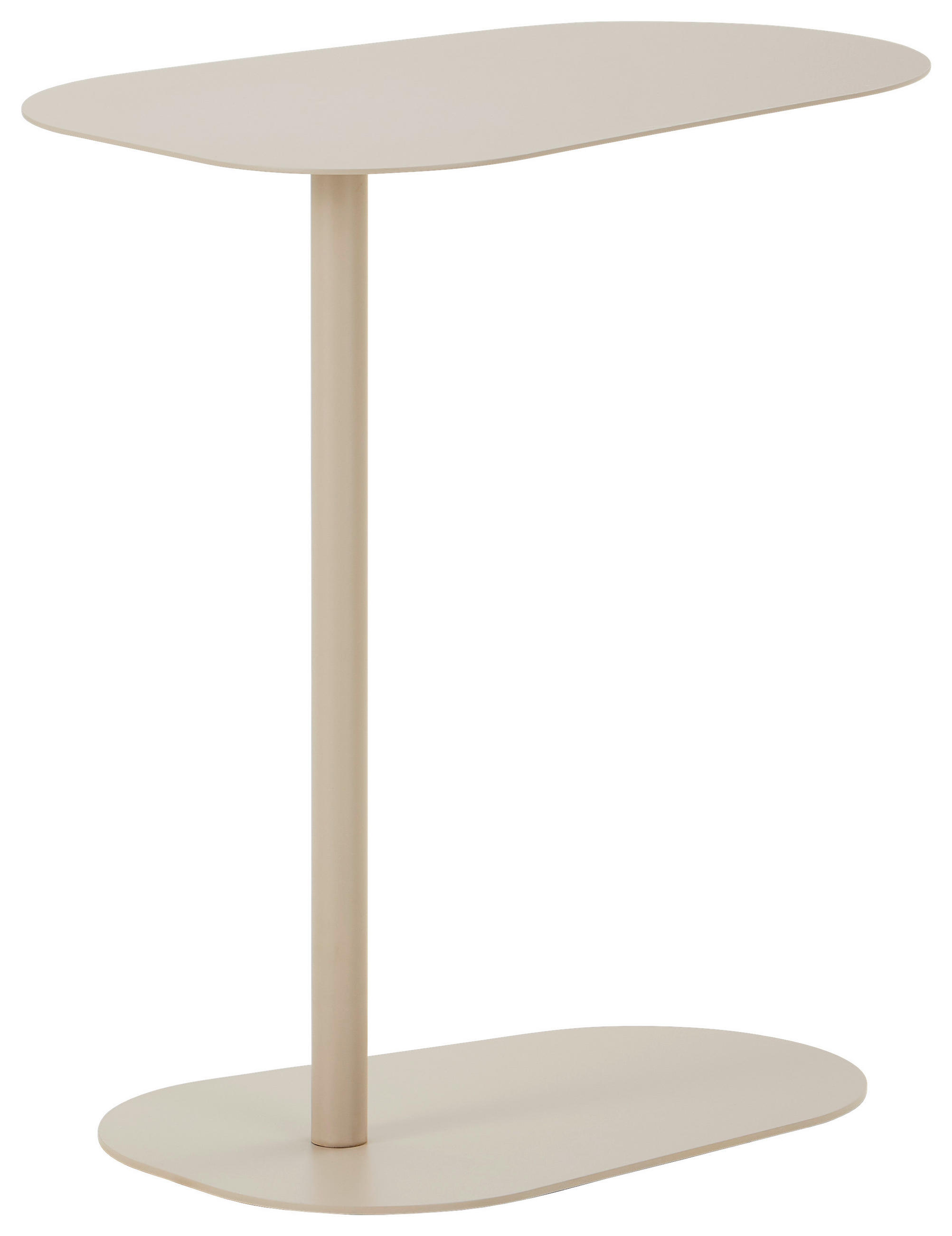 BEISTELLTISCH 53/38/60 cm Kaschmir Freiform  - Kaschmir, Basics, Metall (53/38/60cm) - Novel