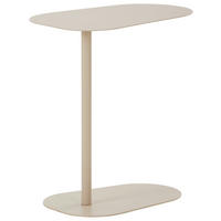 BEISTELLTISCH 53/38/60 cm Kaschmir Freiform  - Kaschmir, Basics, Metall (53/38/60cm) - Novel