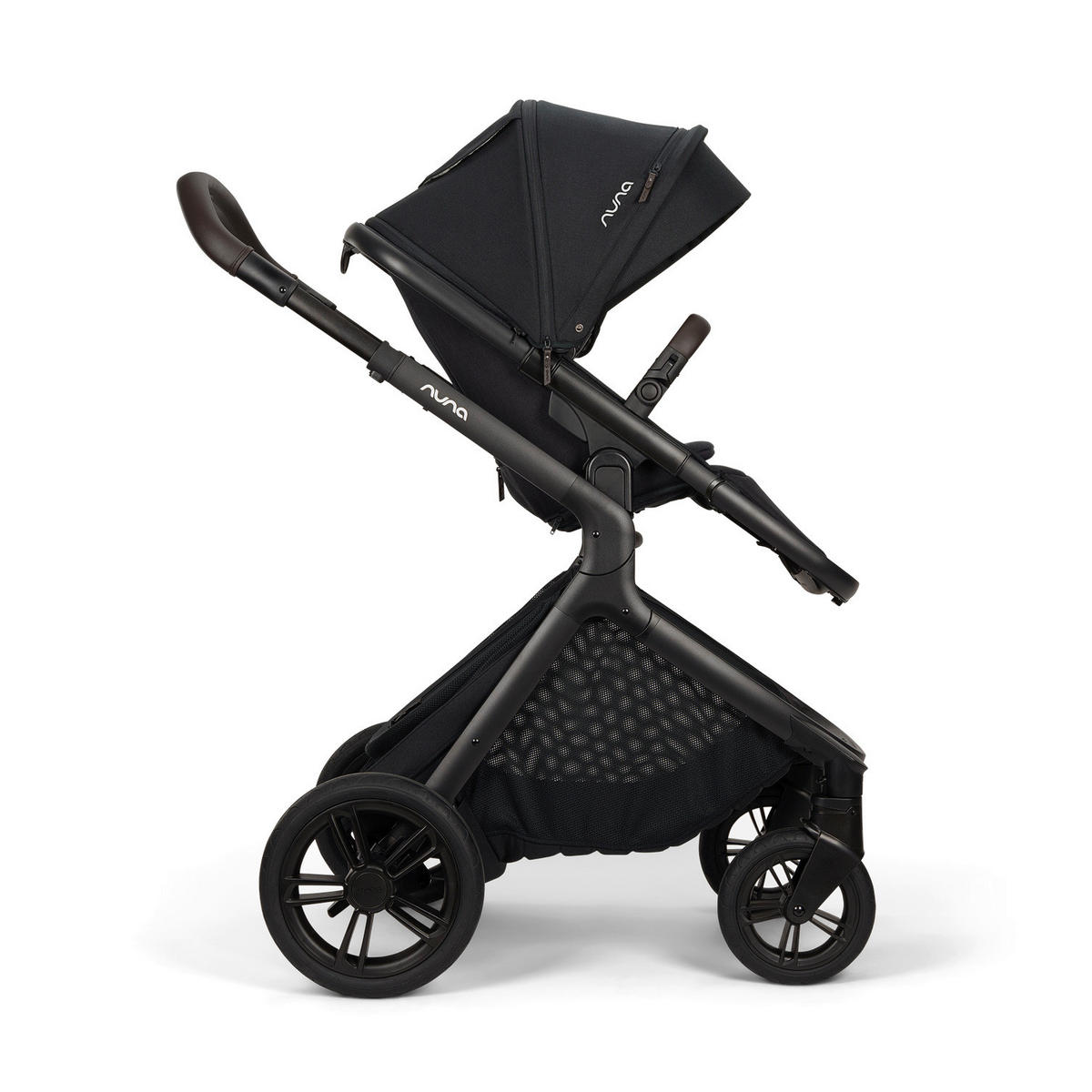 KINDERWAGEN DEMI icon  - Schwarz, Basics, Textil/Metall (63/120/81cm) - Nuna