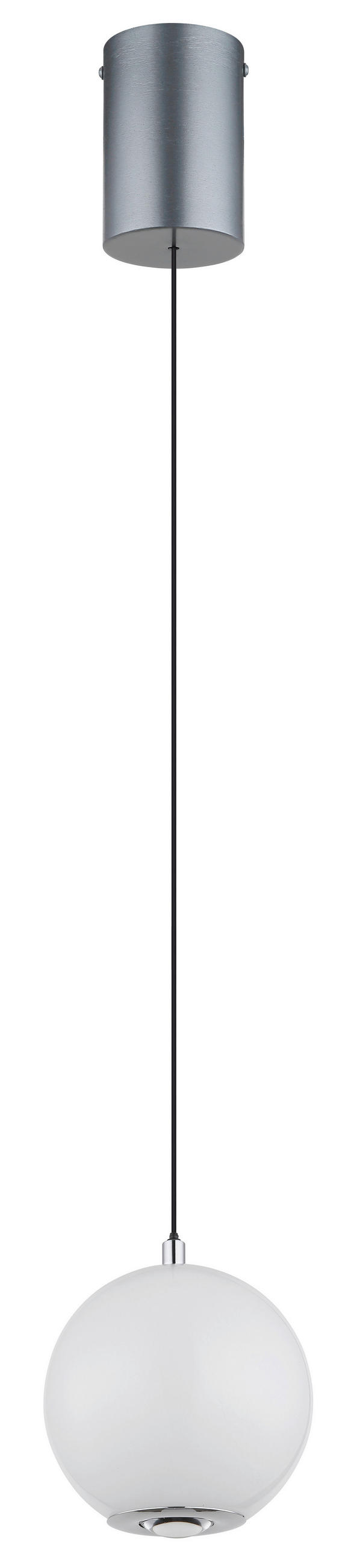 LED-HÄNGELEUCHTE 40/125 cm  - Klar/Chromfarben, KONVENTIONELL, Glas/Kunststoff (40/125cm) - Globo