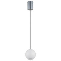 VISEČA LED-SVETILKA  SIMMONS //4000 K/230 V/ - barve kroma/siva, Konvencionalno, kovina/umetna masa (40/125cm) - Globo