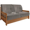 SCHLAFSOFA Cord Kieferfarben, Graubraun  - Graubraun/Kieferfarben, MODERN, Textil (154/88/90cm) - Livetastic