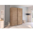 SCHWEBETÜRENSCHRANK 162/223/68 cm 2-türig Sonoma Eiche  - Sonoma Eiche, Design, Holzwerkstoff/Kunststoff (162/223/68cm) - Novel