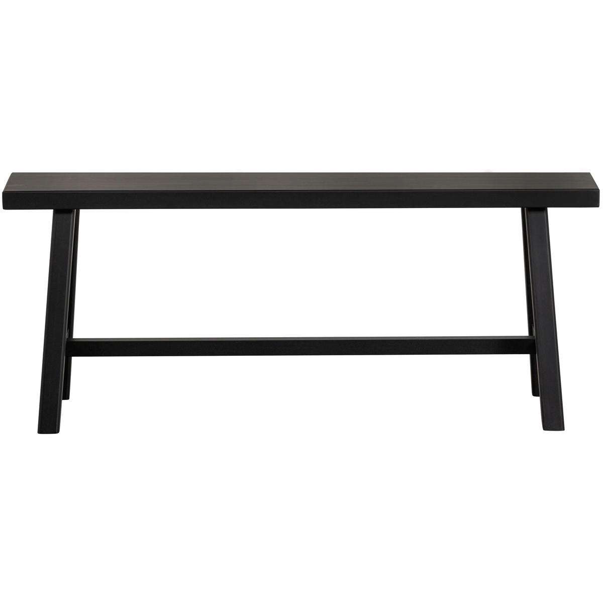 SITZBANK in Holz Schwarz  - Schwarz, Design, Holz (110/45/35cm) - Livetastic