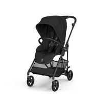 KINDERWAGEN Melio Carbon  - Schwarz, Basics, Textil/Metall (82-91/49/96,5 - 107cm) - cybex GOLD