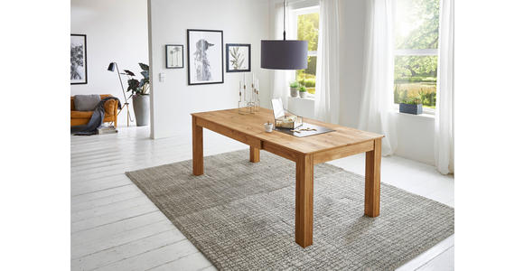 ESSTISCH Eichefarben rechteckig ausziehbar - Eichefarben, KONVENTIONELL, Holz (160-260/100/76cm) - Linea Natura