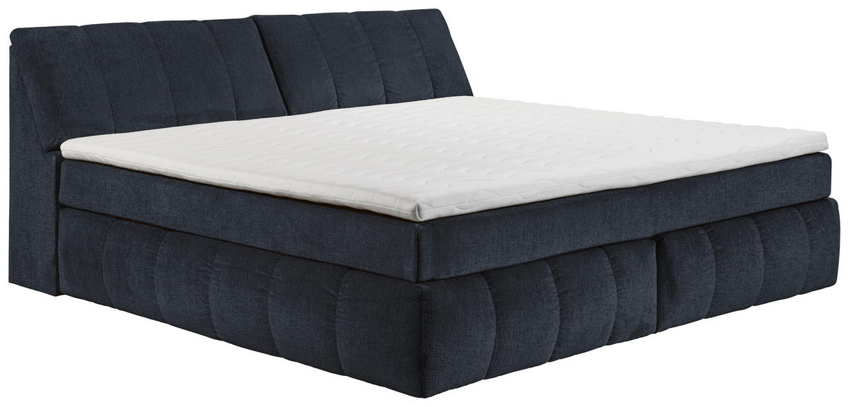 BOXSPRINGBETT 240/200 cm  in Schwarz  - Schwarz, MODERN, Holzwerkstoff/Kunststoff (240/200cm) - MID.YOU