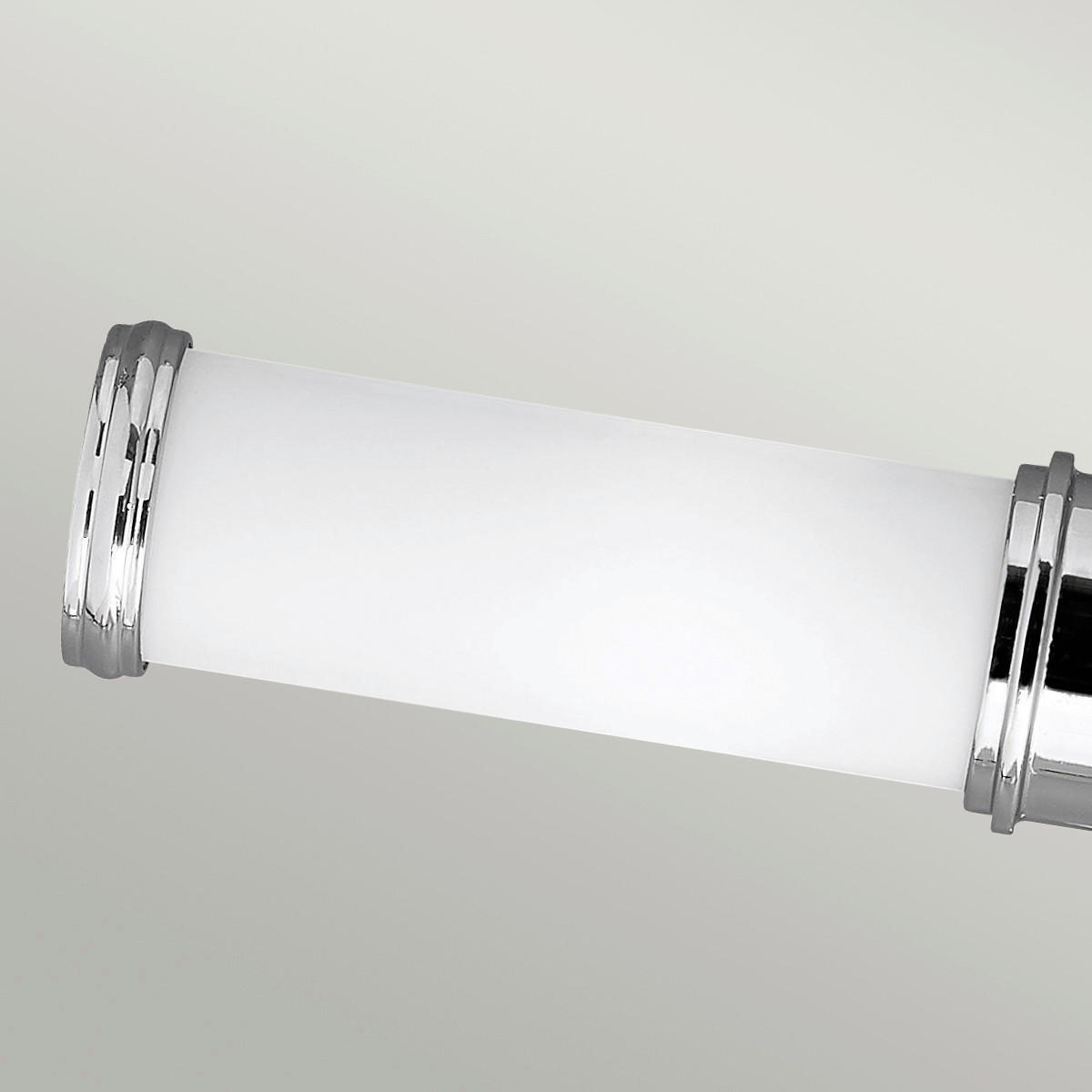 BADEZIMMER-WANDLEUCHTE - Chromfarben, Design, Glas/Metall (55,9/12,7/12.7cm) - Elstead Lighting