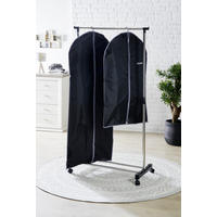 HUSĂ DE HAINE - negru, Basics, plastic (60/150cm)