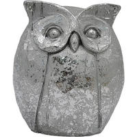 DEKOEULE - Silberfarben, LIFESTYLE, Kunststoff (13/15/8,5cm)