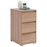KOMMODE 40/79/48 cm - Alufarben/Sonoma Eiche, Design, Holzwerkstoff/Kunststoff (40/79/48cm) - Carryhome KOMMODE 40/79/48 cm - Alufarben/Sonoma Eiche, Design, Holzwerkstoff/Kunststoff (40/79/48cm) - Carryhome