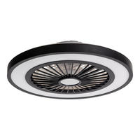 LED-DECKENLEUCHTE ARIOSO 54/16 cm   - Schwarz/Weiß, KONVENTIONELL, Kunststoff/Metall (54/16cm) - Näve