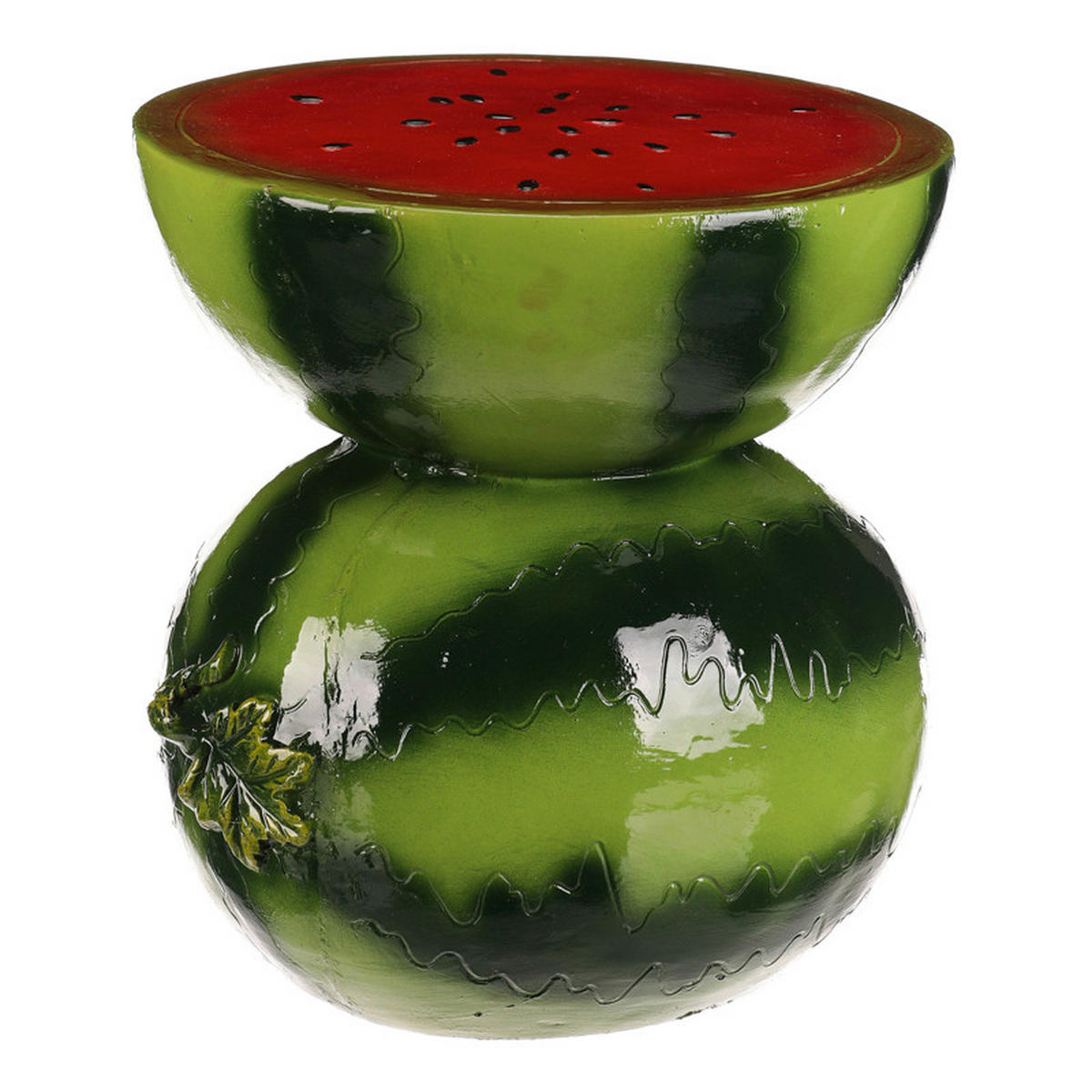 ZÁHRADNÁ TABURETKA,  - zelená, Basics, keramika (33/34/32cm)