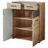 SCHUHSCHRANK 84/104/40 cm - Eichefarben/Schwarz, Design, Holzwerkstoff/Metall (84/104/40cm) - Voleo SCHUHSCHRANK 84/104/40 cm - Eichefarben/Schwarz, Design, Holzwerkstoff/Metall (84/104/40cm) - Voleo