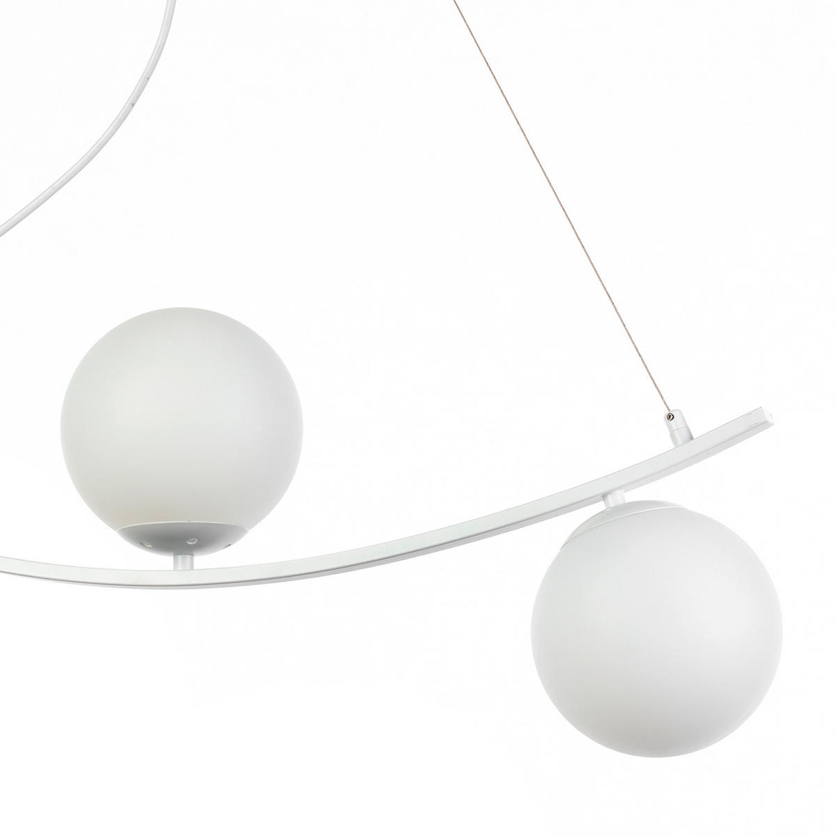 HÄNGELEUCHTE 73/15/90 cm   - Weiß, Design, Kunststoff/Metall (73/15/90cm)
