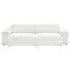 BIGSOFA Chenille Weiß  - Schwarz/Weiß, Design, Kunststoff/Textil (238/71/101cm) - Pure Home Lifestyle