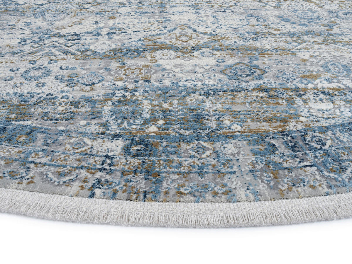 WEBTEPPICH 240 cm Toulon Blau, Grau  - Blau/Grau, Design, Textil (240cm) - Dieter Knoll