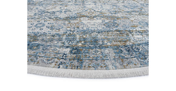 WEBTEPPICH 200 cm Toulon Blau, Grau rund  - Blau/Grau, Design, Textil (200cm) - Dieter Knoll