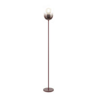 STEHLEUCHTE 15/140 cm  - Orange, Design, Glas/Metall (15/140cm) - Eglo