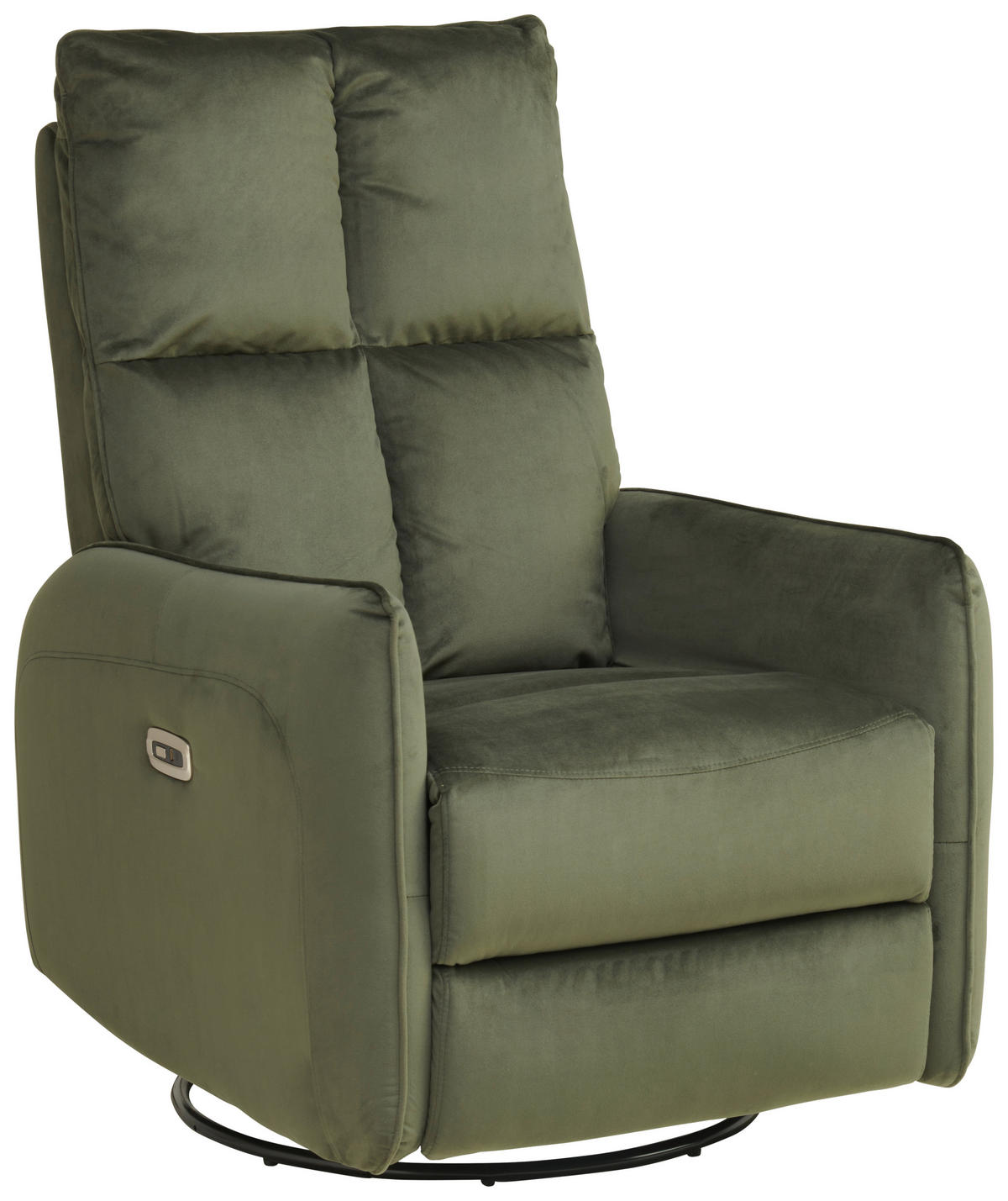 RELAXSESSEL in Metall, Textil Grün  - Schwarz/Grün, Design, Textil/Metall (81/110/95cm) - Carryhome