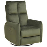 RELAXSESSEL in Metall, Textil Grün  - Schwarz/Grün, Design, Textil/Metall (81/110/95cm) - Carryhome