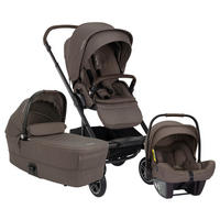 KINDERWAGENSET Mixx Next  - Graubraun, Basics, Kunststoff (60/110/82cm) - Nuna