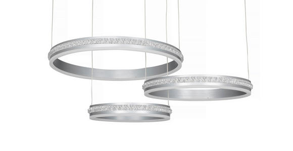 LED-HÄNGELEUCHTE 79,5/50/150 cm  - Grau, LIFESTYLE, Metall (79,5/50/150cm) - Ambiente