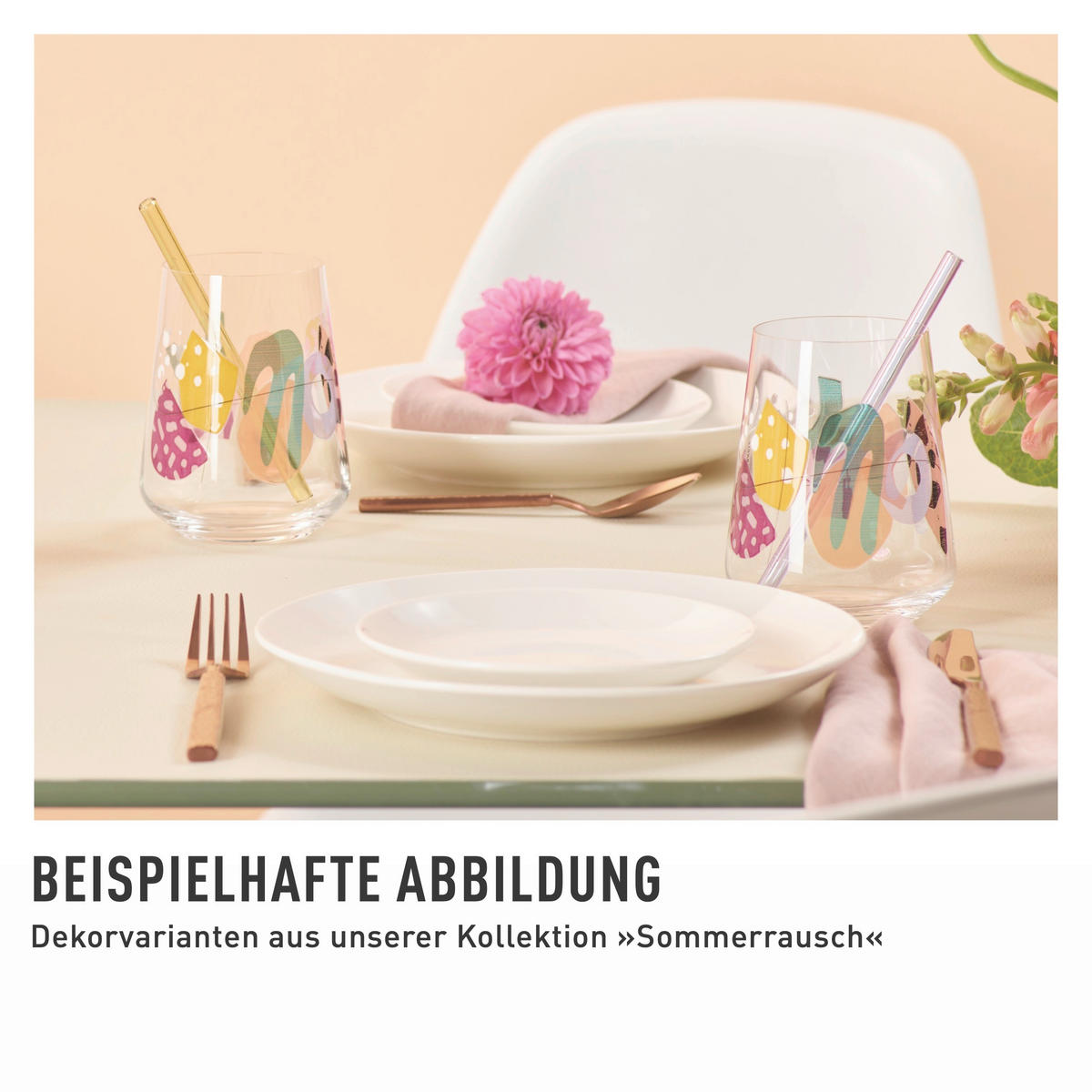 GLÄSERSET Sommerrausch Allround 2-teilig  - Transparent/Multicolor, Trend, Glas (9,2/11,0cm) - Ritzenhoff
