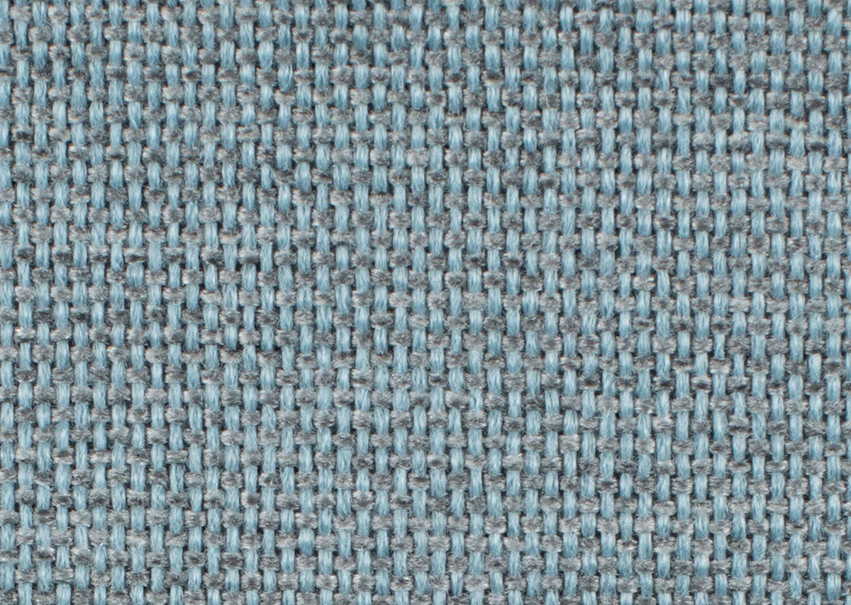 ECKSOFA in Webstoff Blaugrau  - Blaugrau, Design, Textil/Metall (280/235cm) - Hom`in