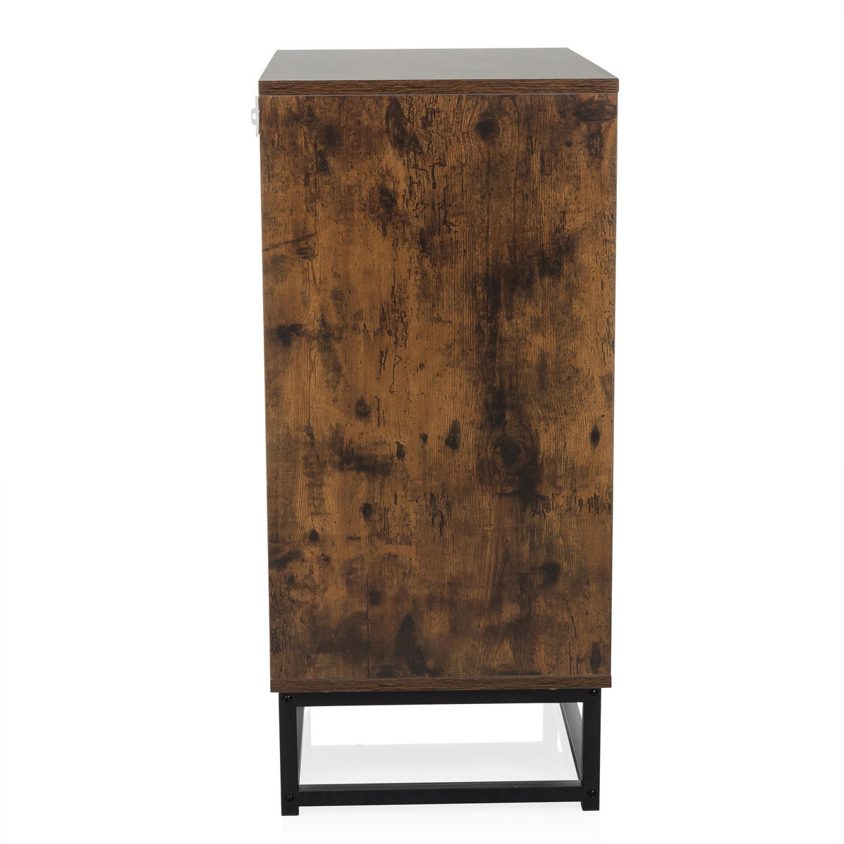 KOMMODE  in 60/83,5/38,5 cm  - Schwarz/Braun, MODERN, Holzwerkstoff/Metall (60/83,5/38,5cm) - MID.YOU