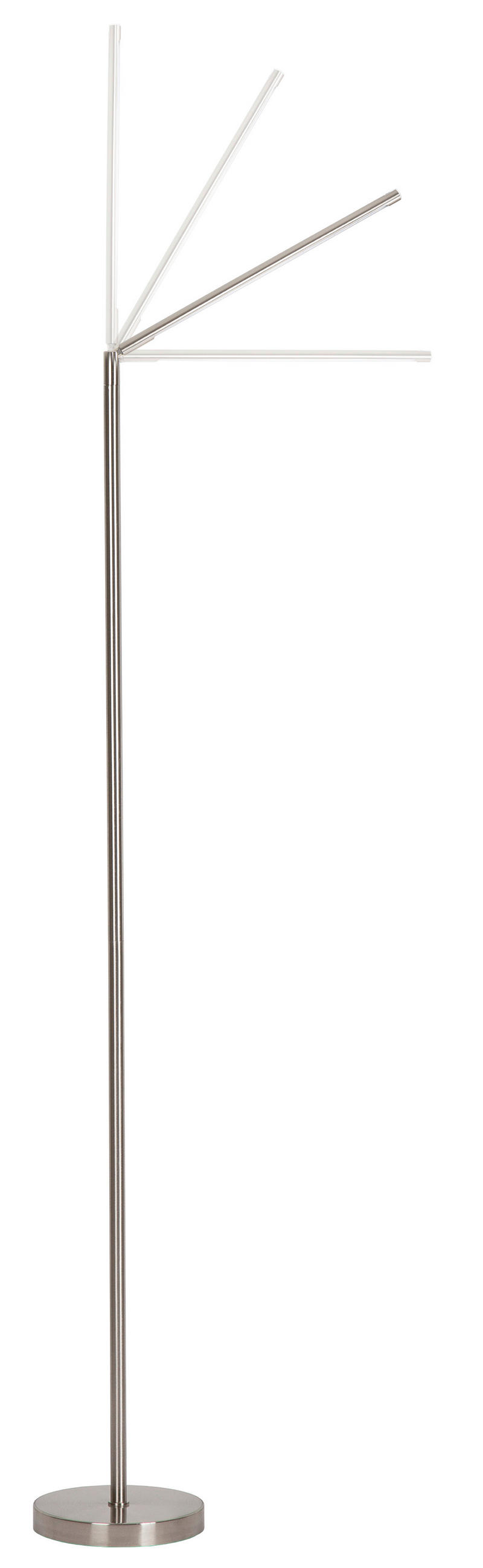 LED-STEHLEUCHTE - Silberfarben, Basics, Metall (40/3cm) - Globo