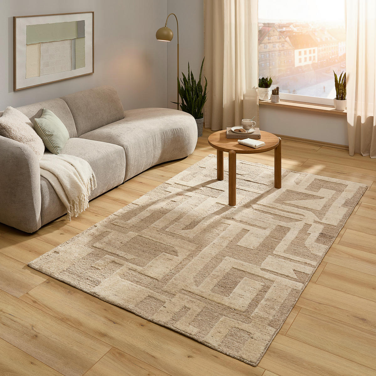 ORIENTTEPPICH 130/190 cm TIBET Beige  - Beige, Design, Textil (130/190cm) - Cazaris