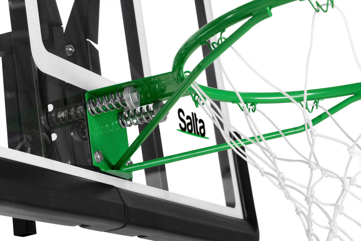 BASKETBALLSTÄNDER - Transparent/Schwarz, KONVENTIONELL, Kunststoff/Metall (110/71/60cm) - Salta