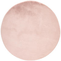 HOCHFLORTEPPICH 120 cm Rosa rund  - Rosa, Basics, Textil (120cm) - Novel