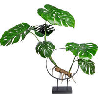 KUNSTPFLANZE Split Philodendron 100 cm  - Braun/Grün, Design, Kunststoff (100cm) - P & B