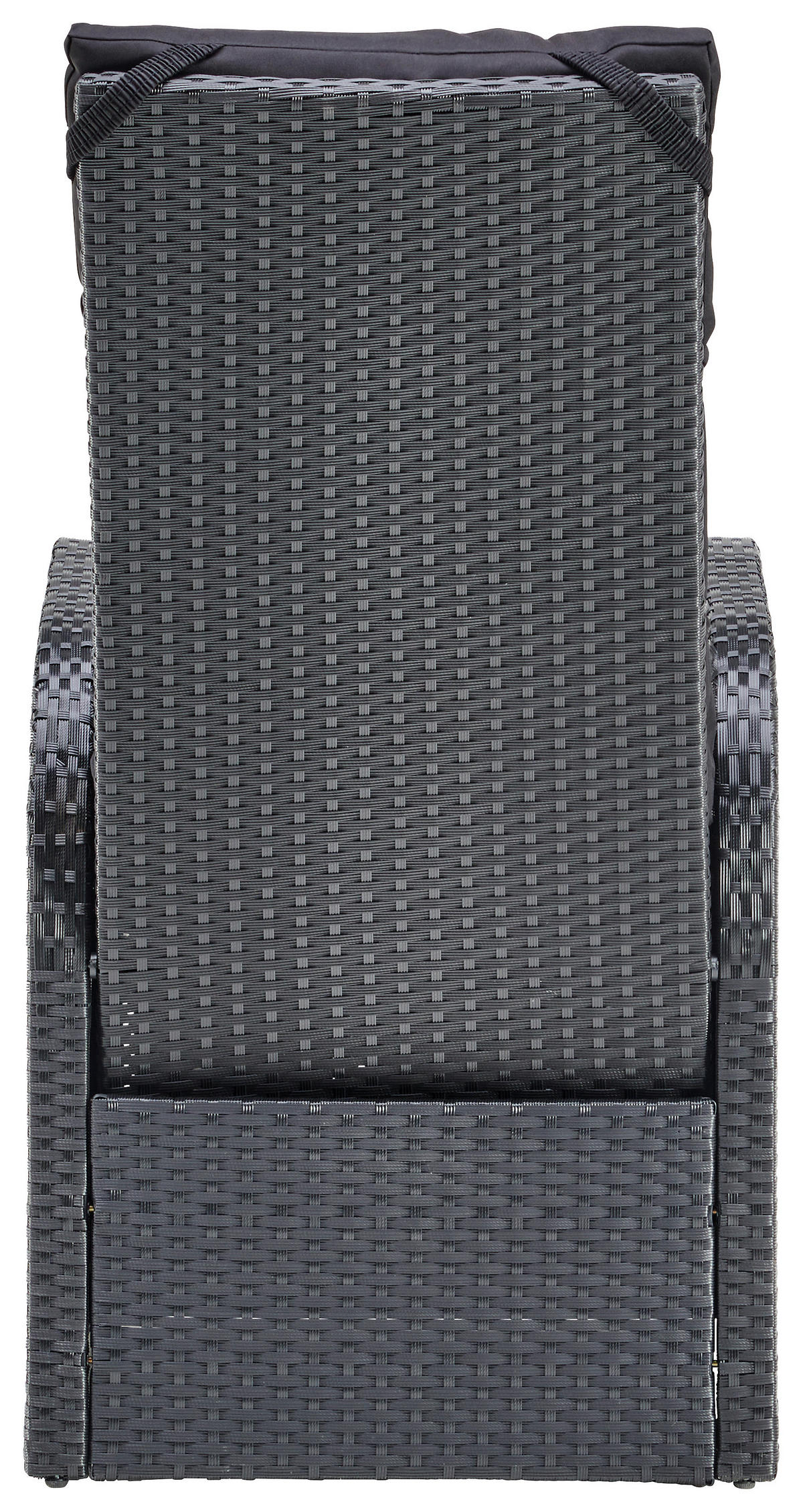 LOUNGESESSEL Schwarz Stahl  - Schwarz, MODERN, Kunststoff/Textil (57/105/73cm) - Ambia Garden