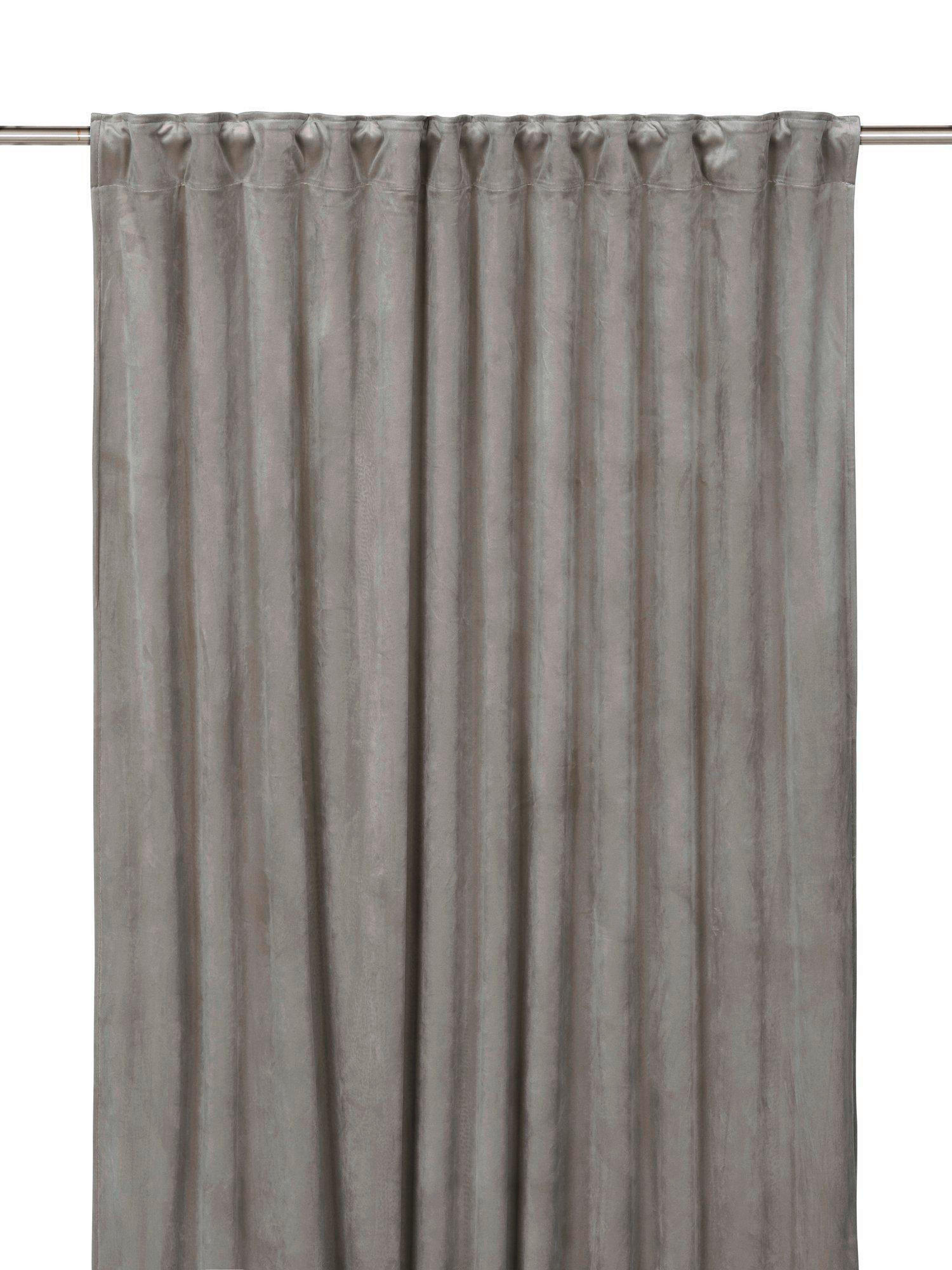 FERTIGVORHANG 2ER SET Elise black-out (lichtundurchlässig) 135/280 cm   - Grau, Basics, Textil (135/280cm) - Svanefors