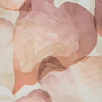 VORHANGSTOFF per lfm halbtransparent  - Rot, Basics, Textil (140cm) - Esposa