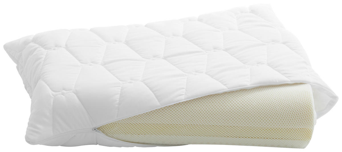 NACKENSTÜTZKISSEN 50/70 cm  - Weiss, Basics, Textil (50/70cm) - Billerbeck