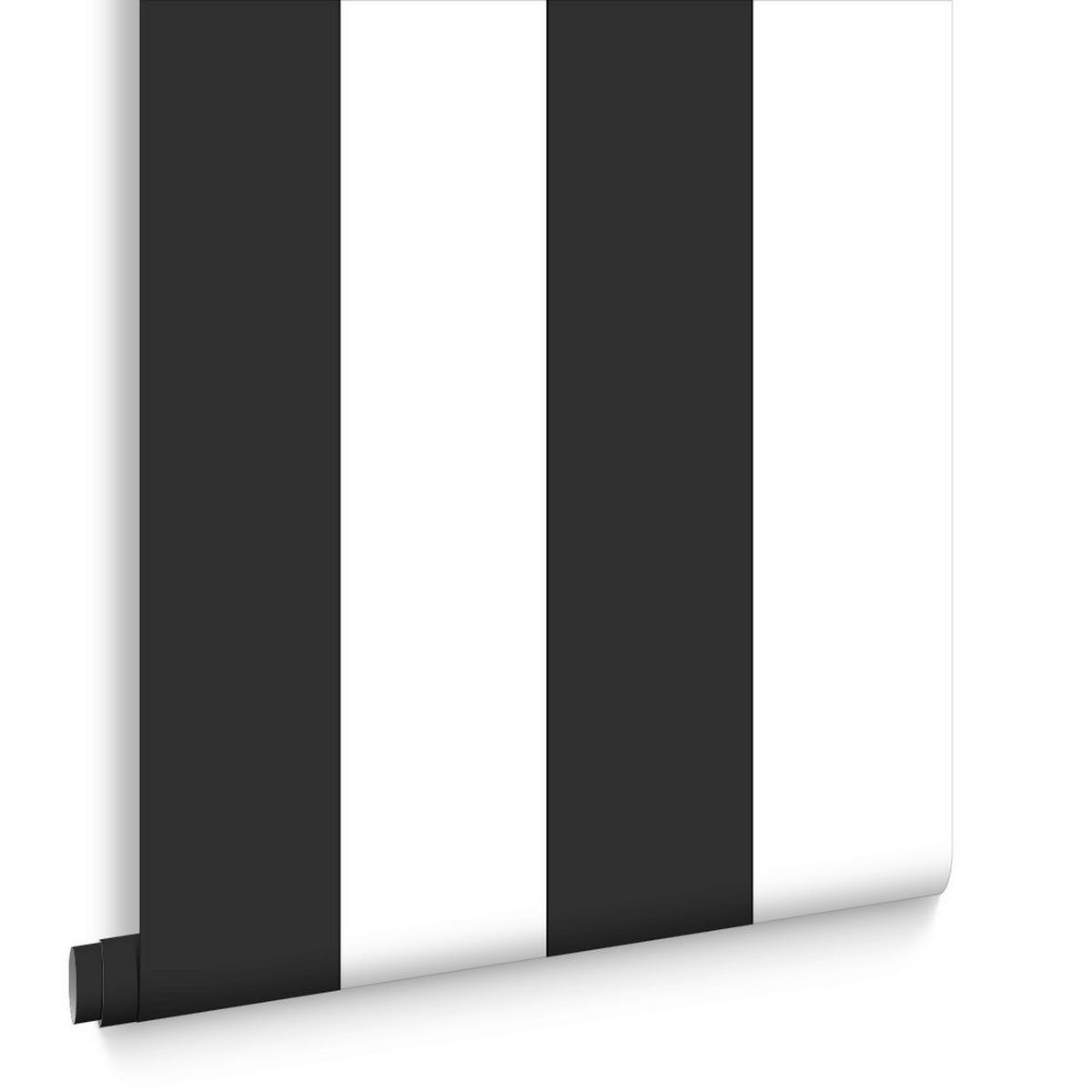 VLIESTAPETE  - Schwarz/Weiß, Basics, Papier/Kunststoff (52/1000cm) - Xora