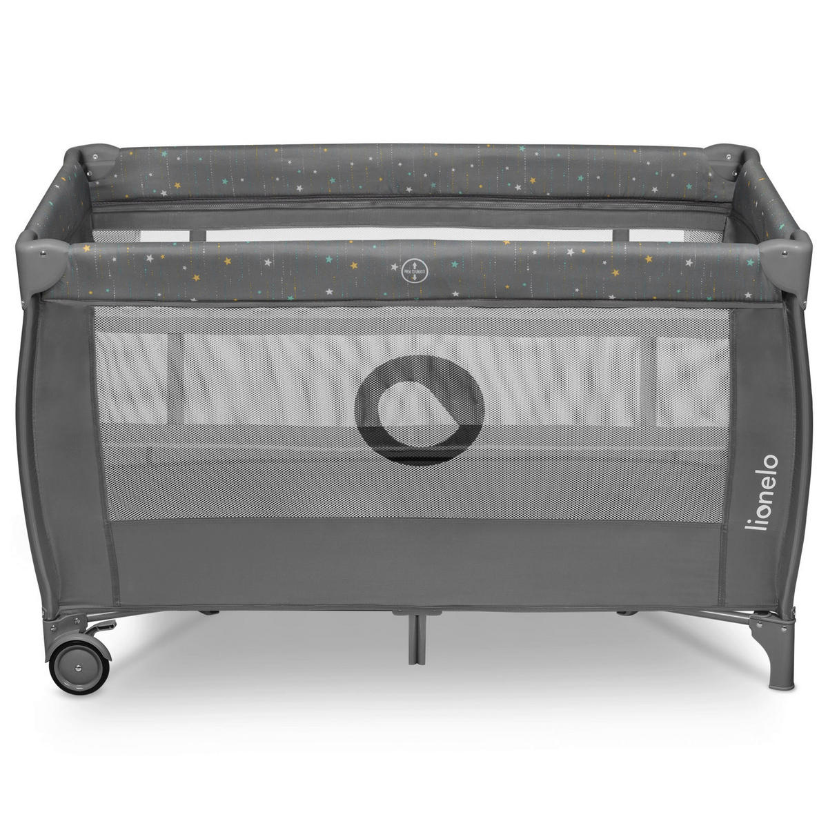 REISEBETT NONE Grau  - Grau, Basics, Kunststoff (125/65/76cm) - Lionelo